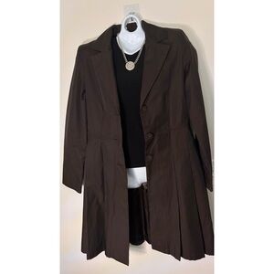 Weatherproof Dark Brown Women's Trench Coat